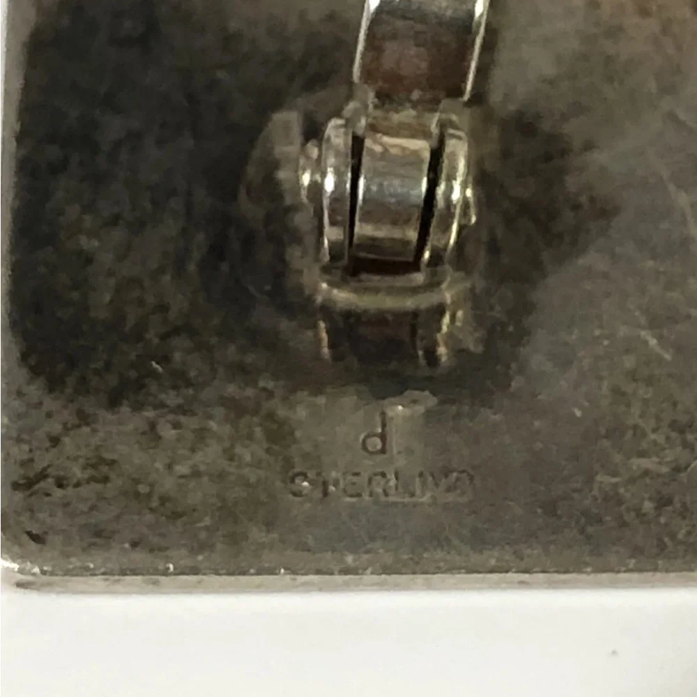 Vintage 925 Sterling Silver Cufflinks Monogram “KMC” Men’s Jewelry 10g